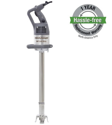 Robot Coupe MP550 5" W Stainless Steel Hand Held Commercial Power Mixer - 120 Volts, 1.2 HP