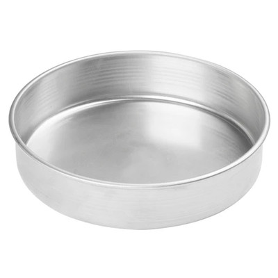 Winco ACP-092 9" x 2" Round Aluminum Layer Cake Pan