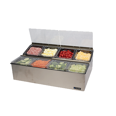San Jamar FP924FL 25-1/4"W X 16-1/2"D X 8"H Stainless Steel Self-Service Center