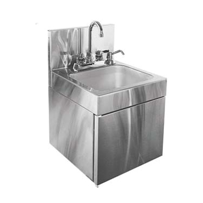Glastender WDH-14-LF, Hand Sink, Wall Mount, 14"W x 15"D