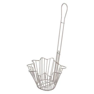 Winco TB-20 8-3/10" dia. Round Taco Salad Bowl Basket