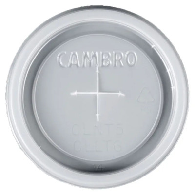 Cambro CLNT5190 Translucent Disposable CamLid (1500 Per Case)