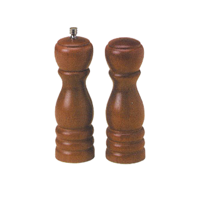 American Metalcraft WPMS62 Salt and Pepper Mill and Shaker Set