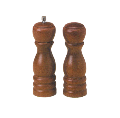 American Metalcraft WPMS62 Salt and Pepper Mill and Shaker Set