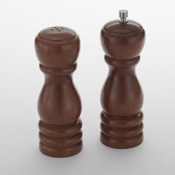 American Metalcraft WPMS62 Salt and Pepper Mill and Shaker Set