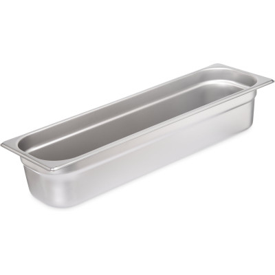 Carlisle 60700HL4 6 Qt. Stainless Steel DuraPan Steam Table Pan