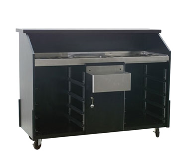Eagle Group DPB-5L-W 63" Deluxe Portable Bar
