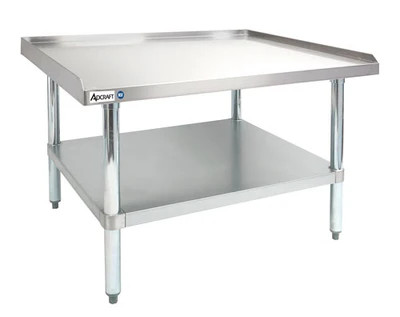 Adcraft ES-3024 24" W x 30" D Open Base with Undershelf Equipment Stand