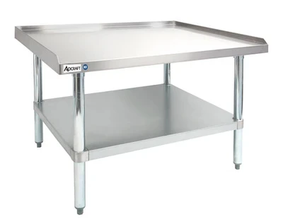 Adcraft ES-3024 24" W x 30" D Open Base with Undershelf Equipment Stand