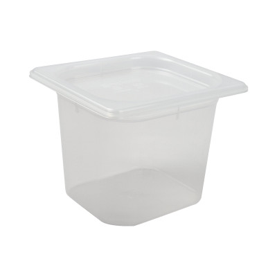 San Jamar MP16 ModPan 1/6 Size Translucent Food Pan 8" Deep