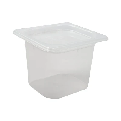 San Jamar MP16 ModPan 1/6 Size Translucent Food Pan 8" Deep
