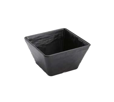 American Metalcraft FSMEL53 23 Oz. Plastic Black Square Bowl