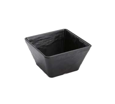 American Metalcraft FSMEL53 23 Oz. Plastic Black Square Bowl