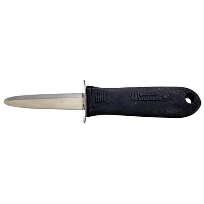 Winco VP-314 2.88" Oyster Clam Knife with Soft Grip Handle