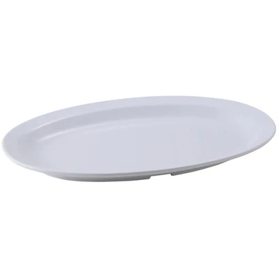 Winco MMPO-118W
Plastic
White
Oval
Platter
(Contains 1 Dozen)