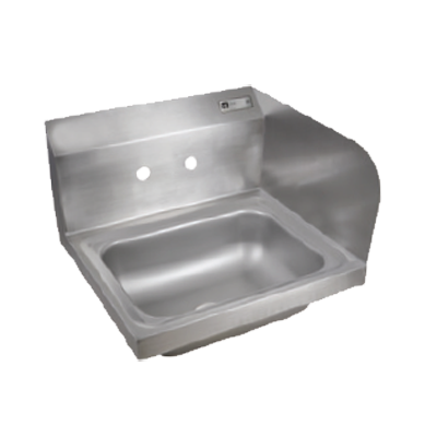 John Boos PBHS-W-1410-SSR 17" W Stainless Steel Wall Mounted Pro-Bowl Hand Sink