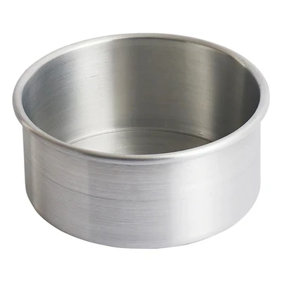 Winco ACP-063 6" x 3" Aluminum Layer Cake Pan