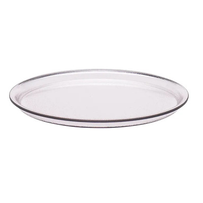 Cambro CFRC18135 Clear Flat Plastic ColdFest Crock Cover - 2 Cases