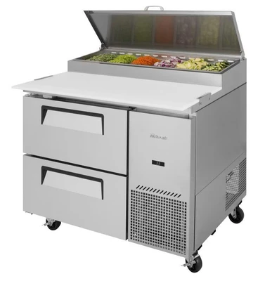 Turbo Air TPR-44SD-D2-N 44" W One-Section Super Deluxe Pizza Prep Table