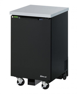 Turbo Air TBB-1SB-N6 23.63"W One-Section Solid Door Back Bar Cooler