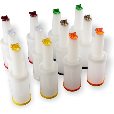 Carlisle PS601N00 32 Oz. Polyethylene Store 'N Pour Quart Complete