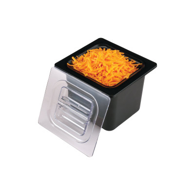 San Jamar CI7001BK Black Chill-It Food Pan