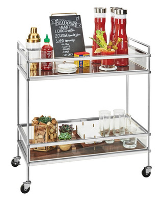 Cal-Mil 3719-49 Mid-Century Beverage Cart 27"
