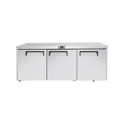 Atosa MGF8404GR 21.13 Cu. Ft. Solid Door Reach-In Undercounter Refrigerator - 115 Volts