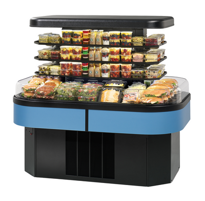 Federal Industries IMSS60SC-3 60"W Specialty Display Island Self-Serve Refrigerated Merchandiser