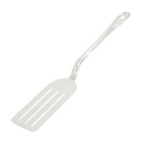 CAC China STNR-14L 14" L Stainless Steel Slotted Turner (144 Each Per Case)