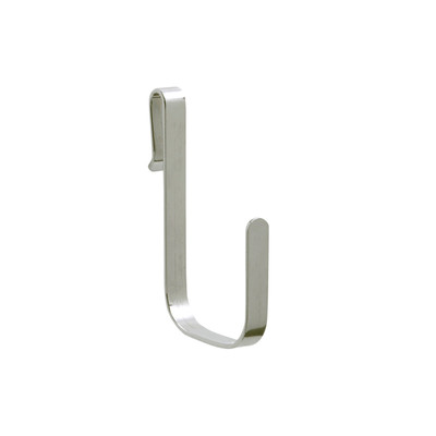 Metro HK25C Smartwall Snap-On Hook 3-1/2"H Chrome Style B - Large Multi-Purpose