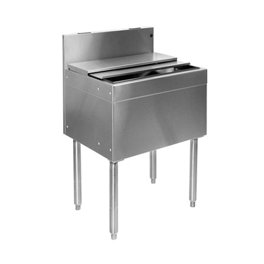 Glastender IBB-36 Stainless Steel Underbar Ice Bin - 36"W x 24"D