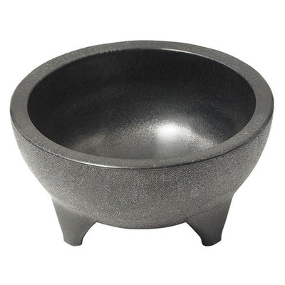 Winco PMSB-56
 56 Oz.
 Polypropylene
 Black
 Molcajete Salsa Bowl