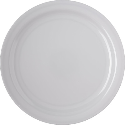 Carlisle 4350002 10 1/5" Dia. Plastic White Dallas Ware Dinner Plate