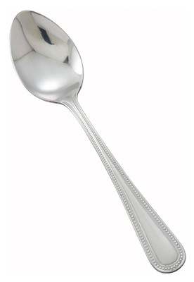 Winco 0005-03 7-3/8" 18/0 Stainless Steel Dinner Spoon (contains 1 Dozen)