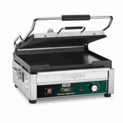Waring WDG250T Electric Double Surface Panini Grill - 120 Volts