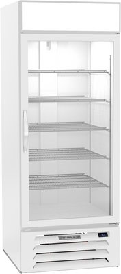 Beverage Air MMF27HC-1-W 30"W One-Section Glass Door MarketMax Freezer Merchandiser