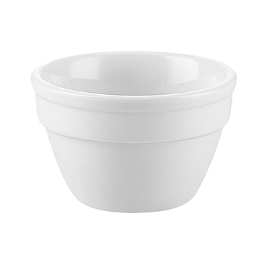 CAC China RCN-B545 16 Oz. Super White Porcelain Round RCN Specialty Bowl (3 Dozen Per Case)