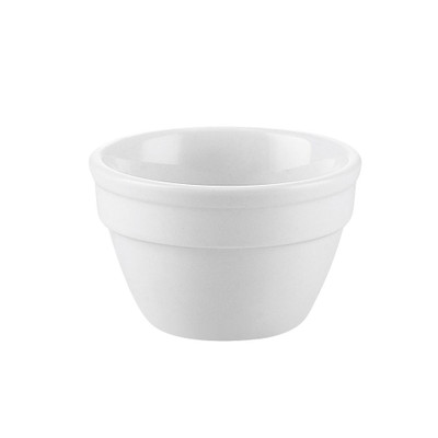 CAC China RCN-B545 16 Oz. Super White Porcelain Round RCN Specialty Bowl (3 Dozen Per Case)