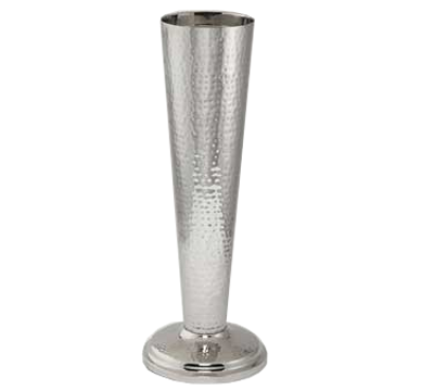 American Metalcraft HMWBSTND 6.13&quot; Dia. x 23.75&quot; H Silver Stainless Steel Wine Bucket Stand