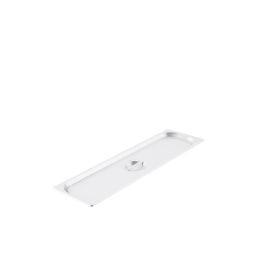 CAC China SPCO-HL Stainless Steel Half Size Long Solid Flat Steam Pan Cover (24 Each Per Case)
