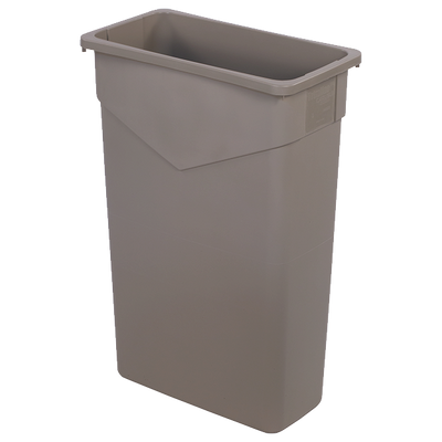 Carlisle 34202306 23 Gallon Polyethylene Beige Trimline Waste Container