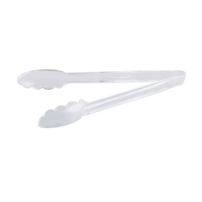 CAC China UTKU-9C 9" L Clear Plastic Utility Tong (144 Each Per Case)