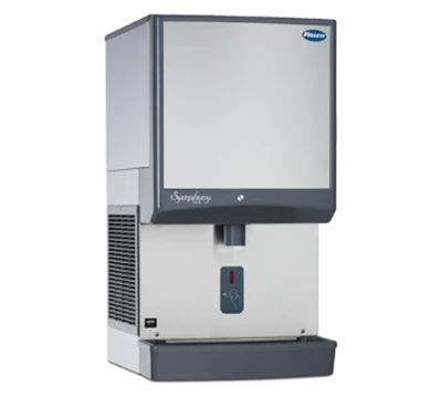 Follett LLC 50CI414W-SI Symphony Plus 21" Countertop Water Cooled Chewblet Ice-Only Dispenser with SensorSAFE - 115 Volts