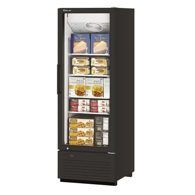 Turbo Air TGF-23SDH-N 27"W One-Section Glass Door Super Deluxe Freezer Merchandiser