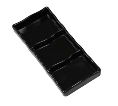 Town 31283B
 Plastic
 Black
 Sauce Dish