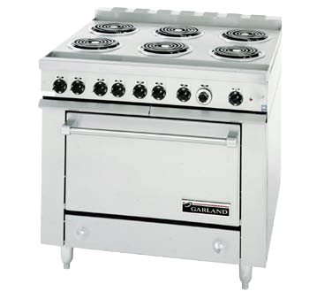 Garland 36ER33-E 36" Electric 36E Series Heavy Duty Range - 208 Volts