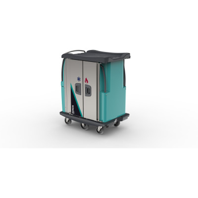 Dinex DXMOCII20 Meals on Command Hot/Cold Cart Meal Delivery System