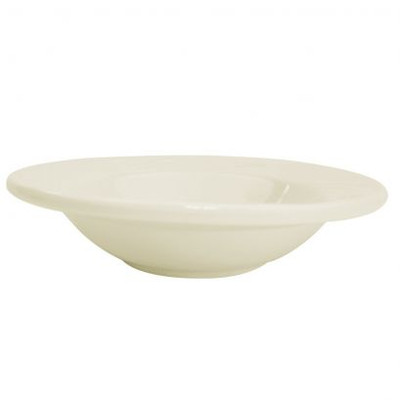 CAC China GAD-32 3.5 Oz. Bone White Porcelain Round Garden State Fruit Dish (3 Dozen Per Case)