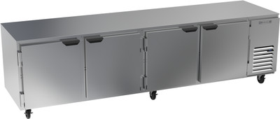 Beverage Air UCR119AHC 119"W Four-Section Reach-In Undercounter Refrigerator